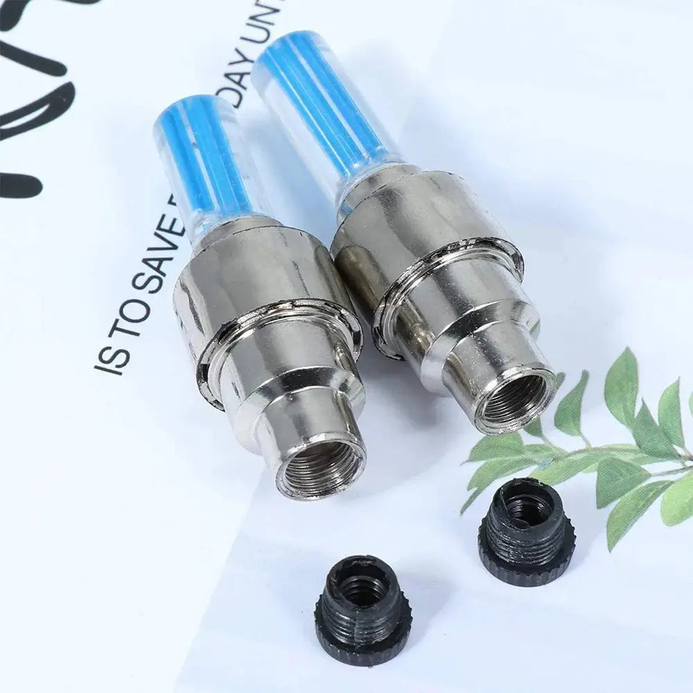 LED Bicycle Valve Light, Neon Bicycle Spoke Light, Bicycle Tire Valve Light, Night Riding Warning Light Bicycle Accessories simplyledstore