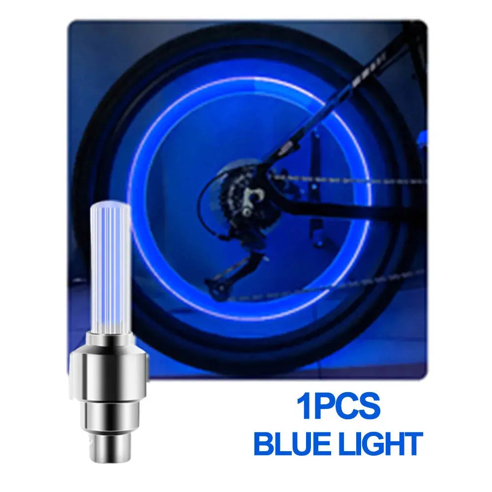 LED Bicycle Valve Light, Neon Bicycle Spoke Light, Bicycle Tire Valve Light, Night Riding Warning Light Bicycle Accessories simplyledstore