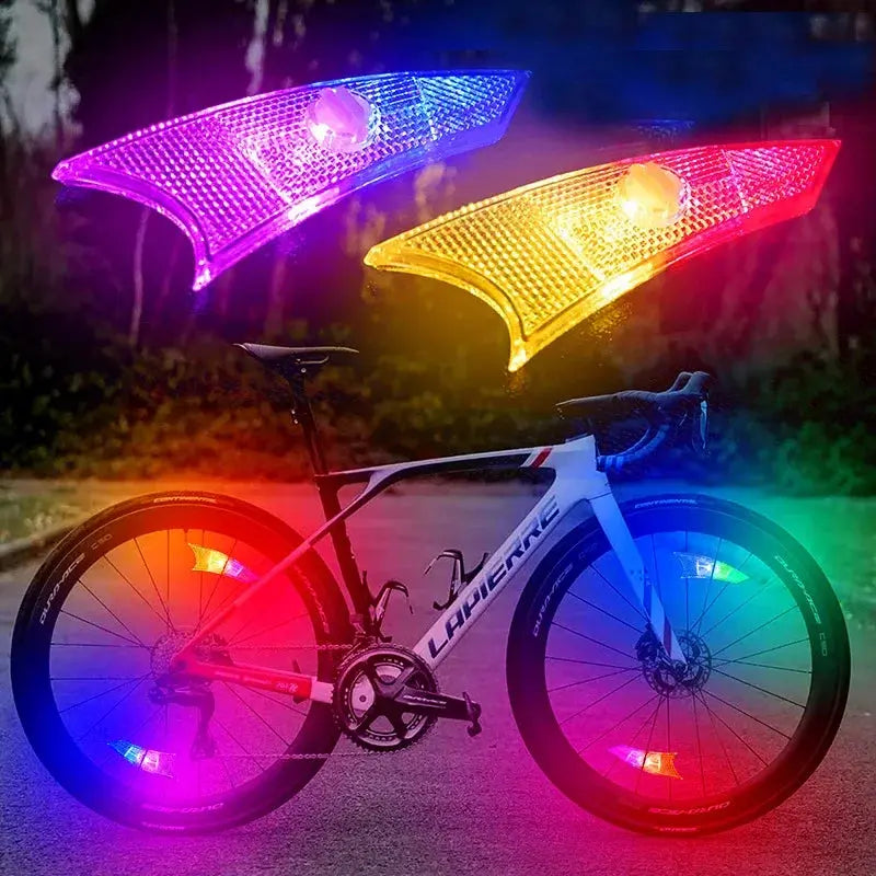 LED Bicycle Spoke Light Waterproof Road Bike Wheel Lights Night Riding Safety Warning Spokes Lamp Bike Decor Bicycle Accessories simplyledstore
