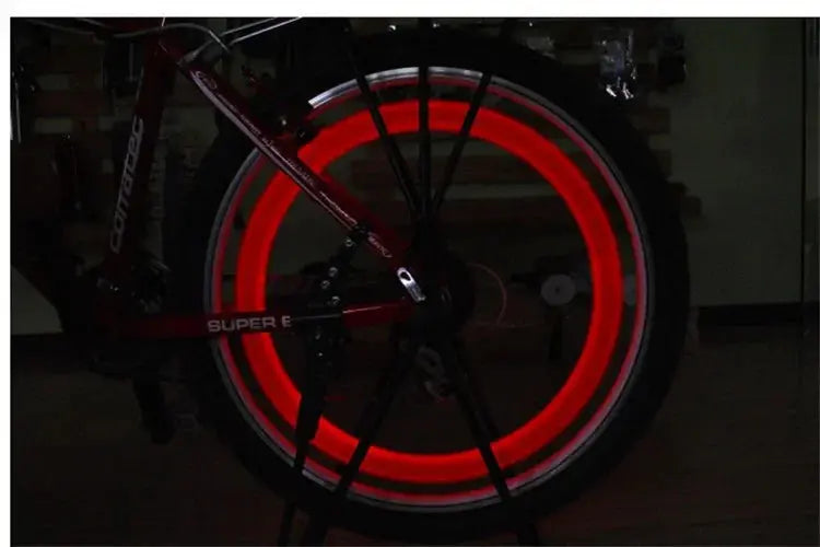 Bike Wheel Spoke Light Tire Lights 3 Mode LED Waterproof Bike Safety Warning Easy To Install Bicycle Accessories with Battery simplyledstore