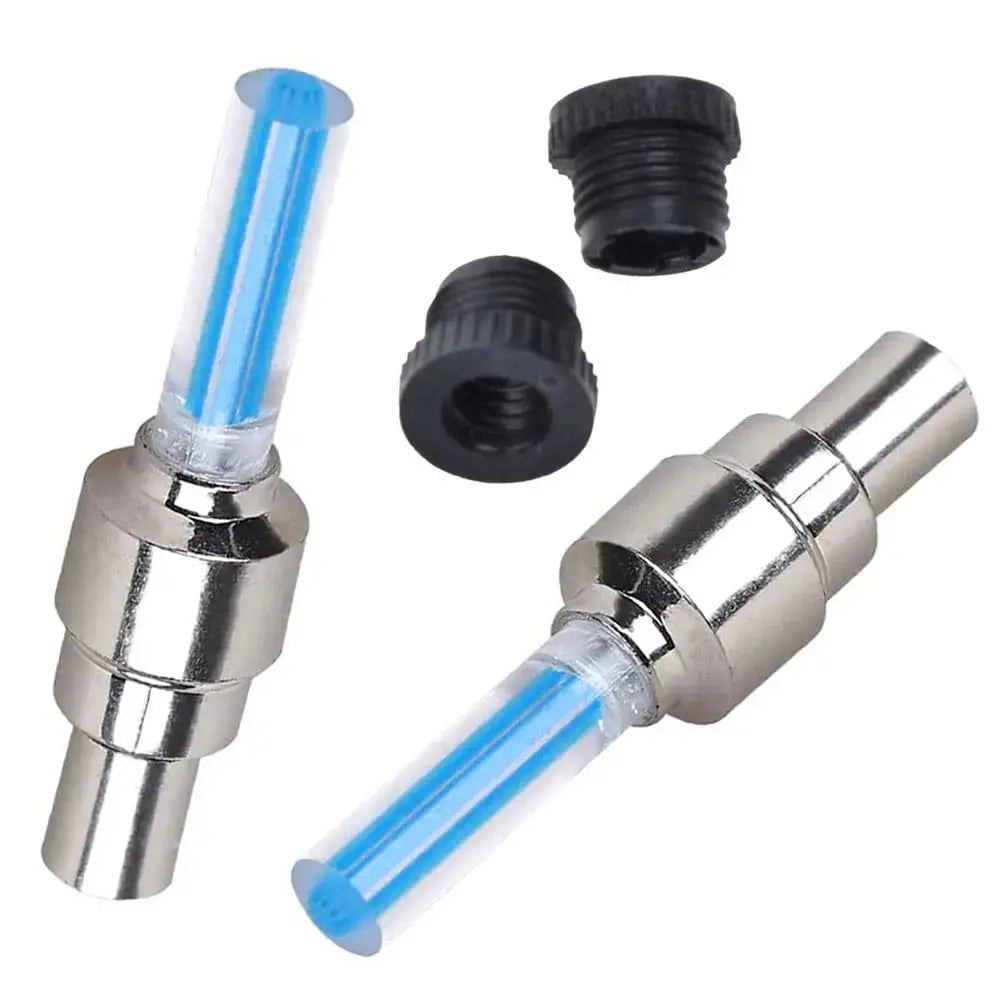 LED Bicycle Valve Light, Neon Bicycle Spoke Light, Bicycle Tire Valve Light, Night Riding Warning Light Bicycle Accessories simplyledstore
