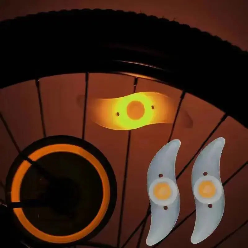 Bike Wheel Spoke Light Tire Lights 3 Mode LED Waterproof Bike Safety Warning Easy To Install Bicycle Accessories with Battery simplyledstore