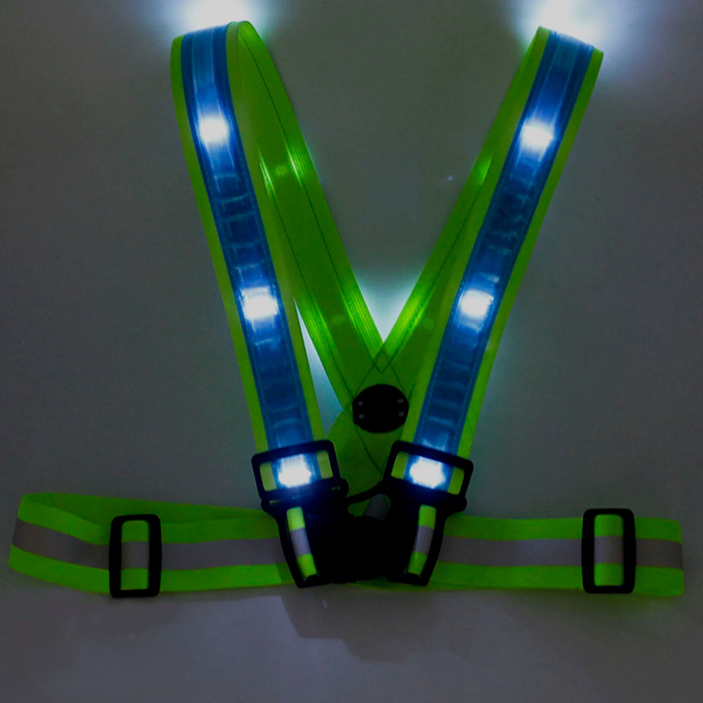 Reflective Vest USB Charging LED Luminous Safety Harness For Night Running SIMPLY LED