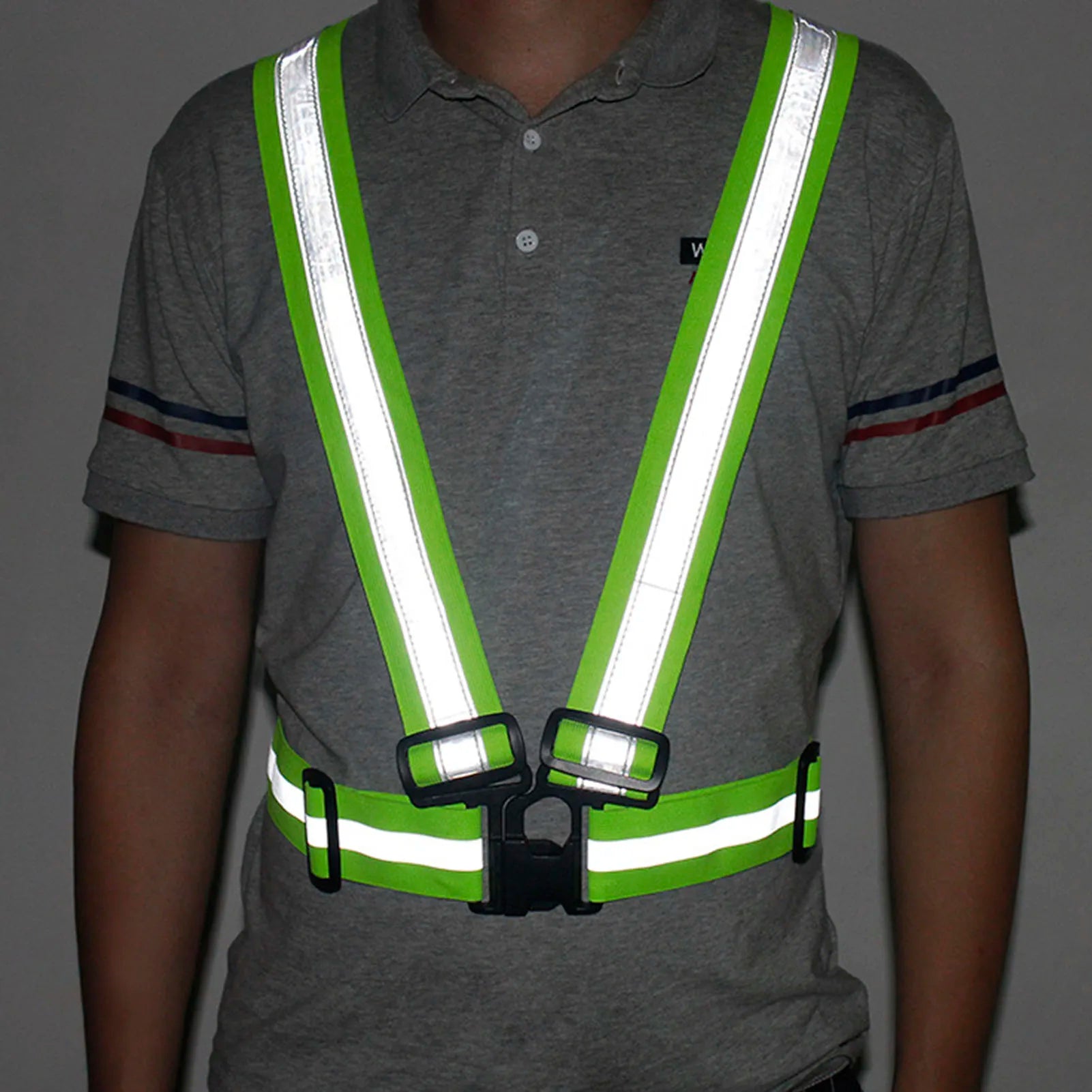 Reflective Vest USB Charging LED Luminous Safety Harness For Night Running SIMPLY LED