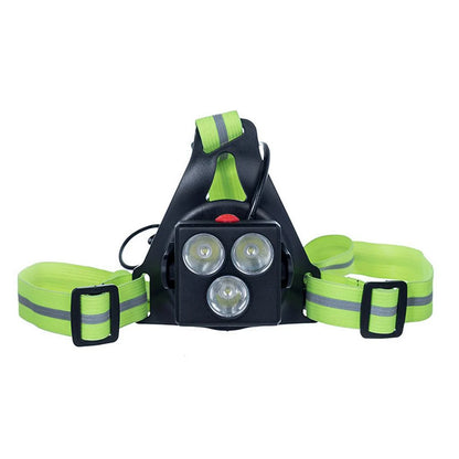 Outdoor Sport Jogging Chest LED USB Charge Night Running Safety Light SIMPLY LED