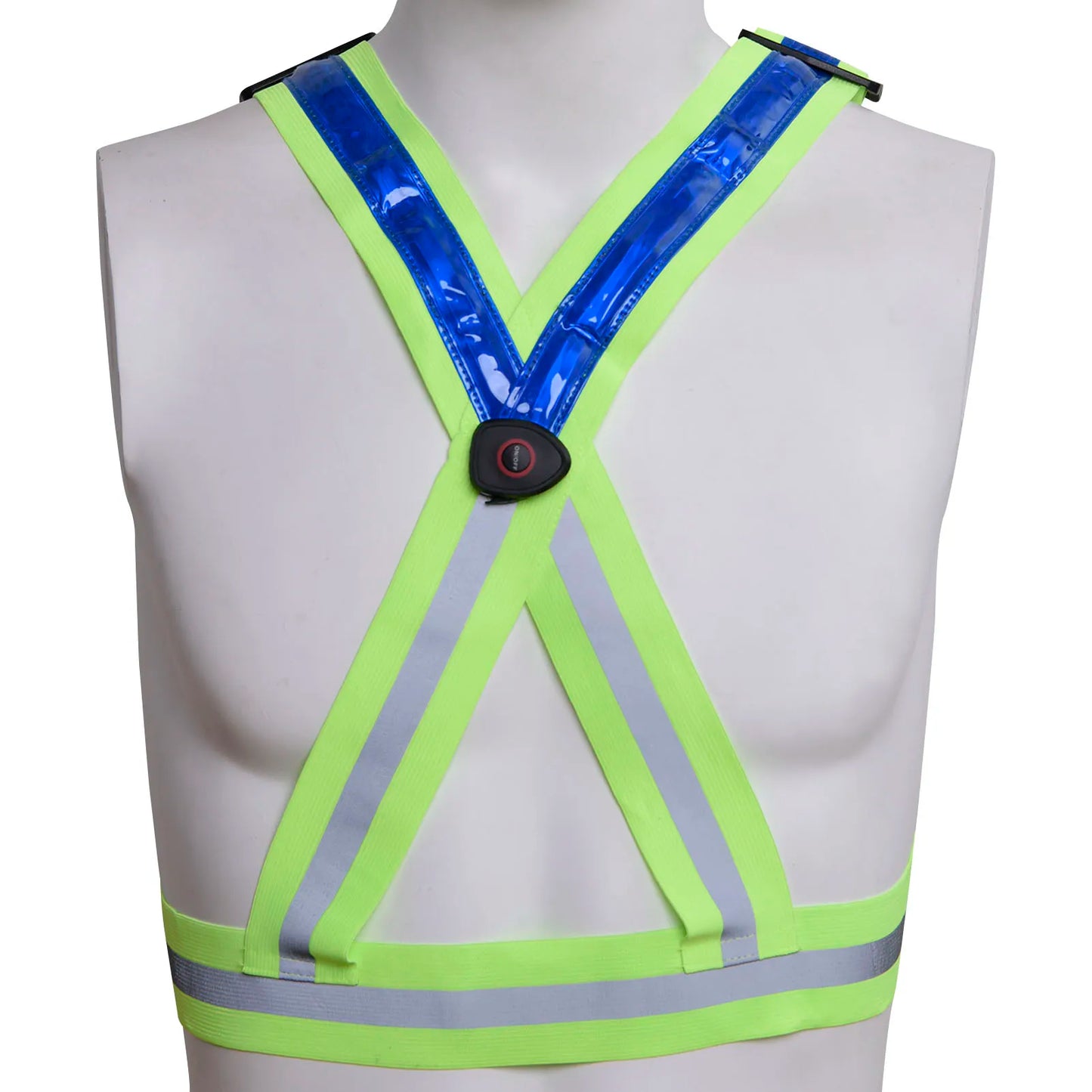 Reflective Vest USB Charging LED Luminous Safety Harness For Night Running SIMPLY LED