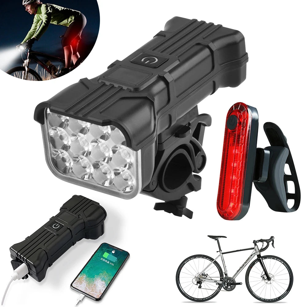 360 Degree Rotating Super Bright Bike Safety Light with Honk SIMPLY LED