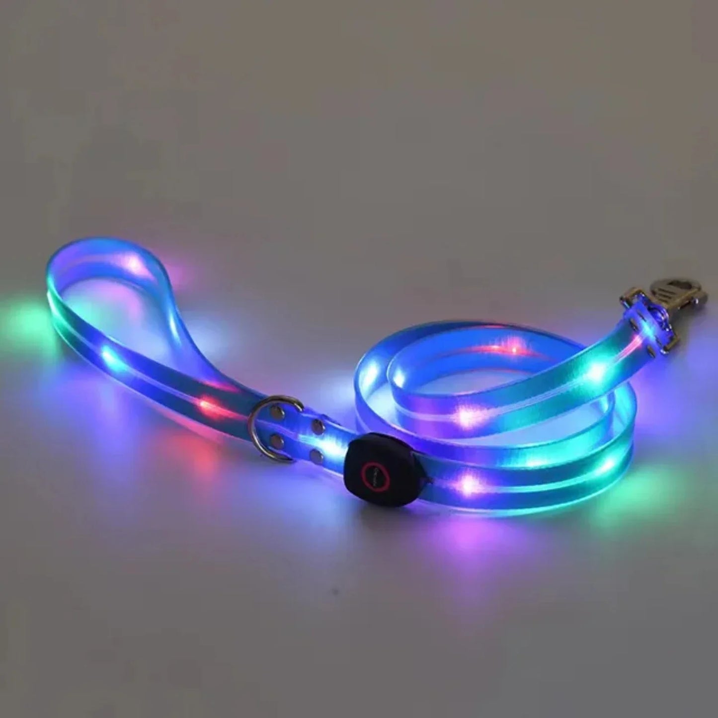 Adjustable, Rechargeable, and Safe LED Light Pet Collar SIMPLY LED