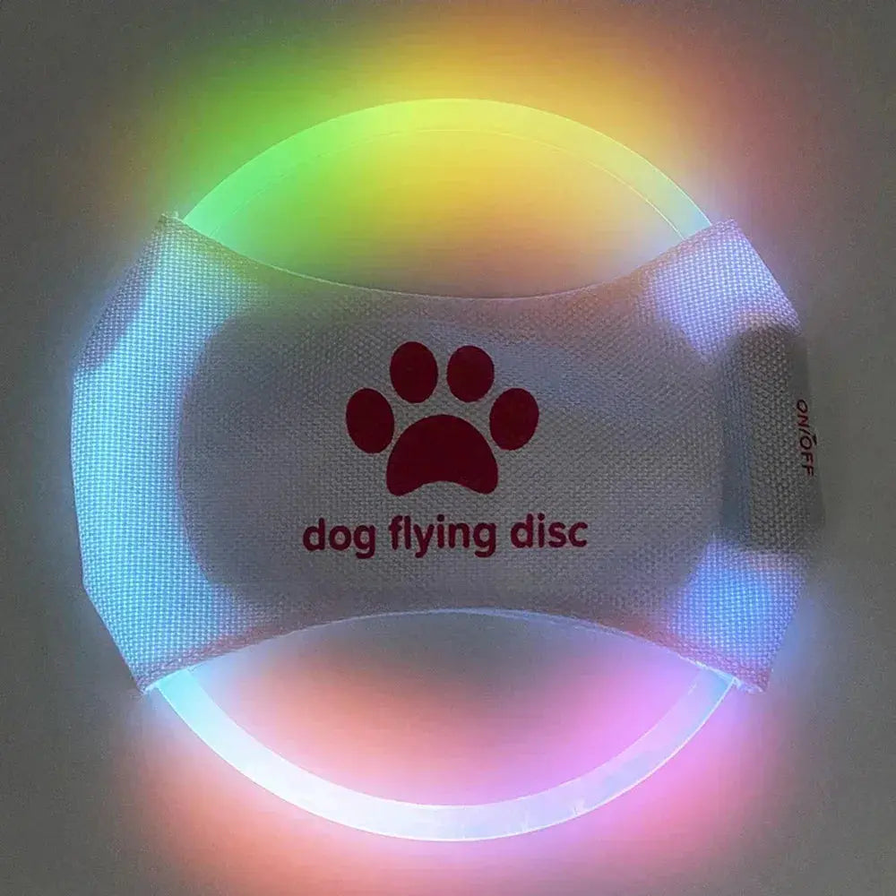 3 Modes Light Glowing LED Dog Flying Discs Toy SIMPLY LED