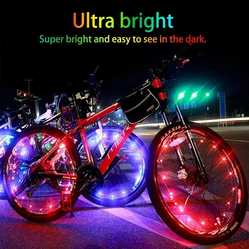 LED Waterproof Bicycle/Bike Safety Wheel Night Lights for Kids Adults SIMPLY LED