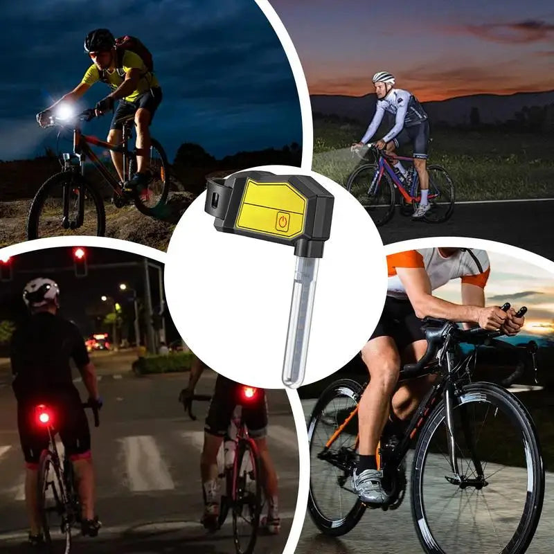 Waterproof USB Rechargeable Mountain Riding Cycling Tail Safety Light SIMPLY LED