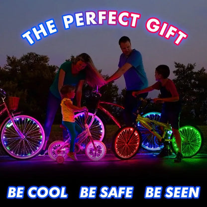 LED Waterproof Bicycle/Bike Safety Wheel Night Lights for Kids Adults SIMPLY LED