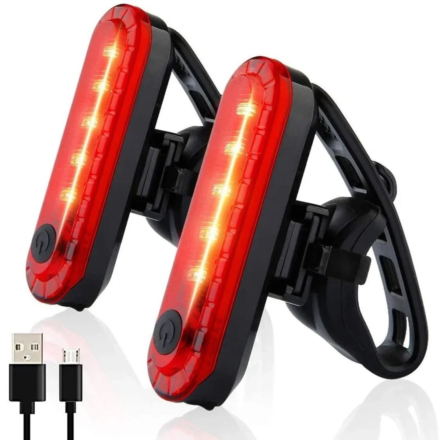 Bike Tail Light USB Rechargeable Bright Rear Red Safety Night Light SIMPLY LED