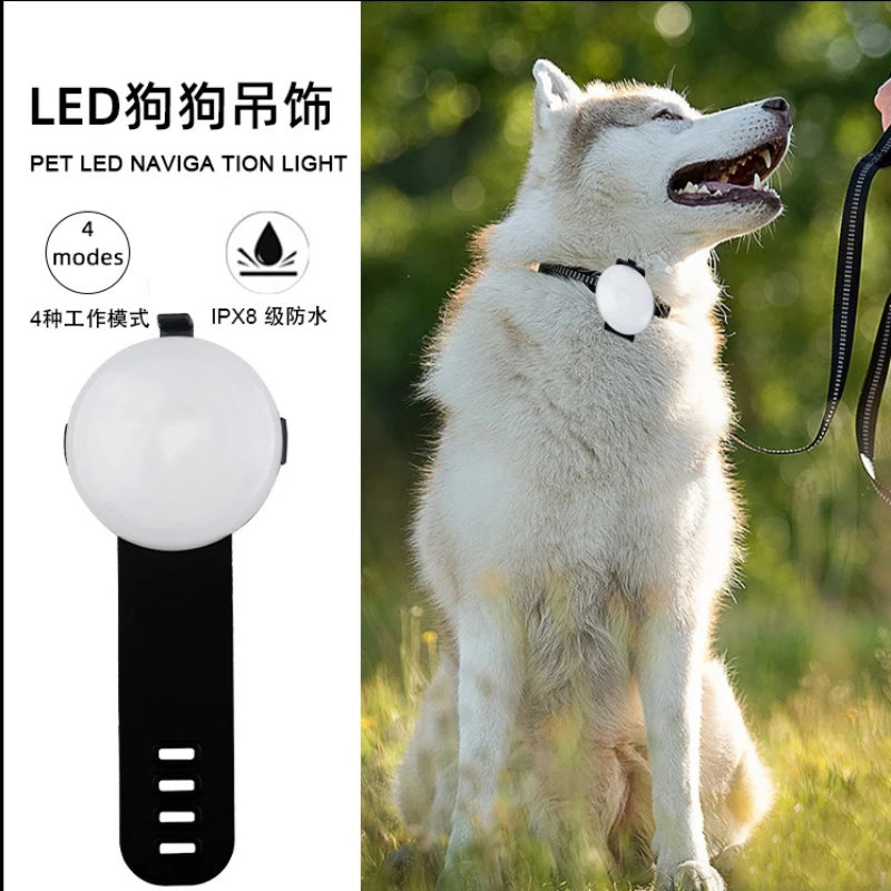 Rechargeable Pet USB Collar Pendant Pet Flash Light Leash Safety Pet Necklace SIMPLY LED