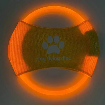 3 Modes Light Glowing LED Dog Flying Discs Toy