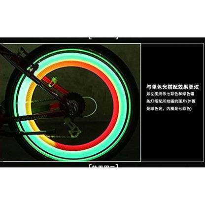 Double Faced Bicycle Wind Fire Wheels Light SIMPLY LED