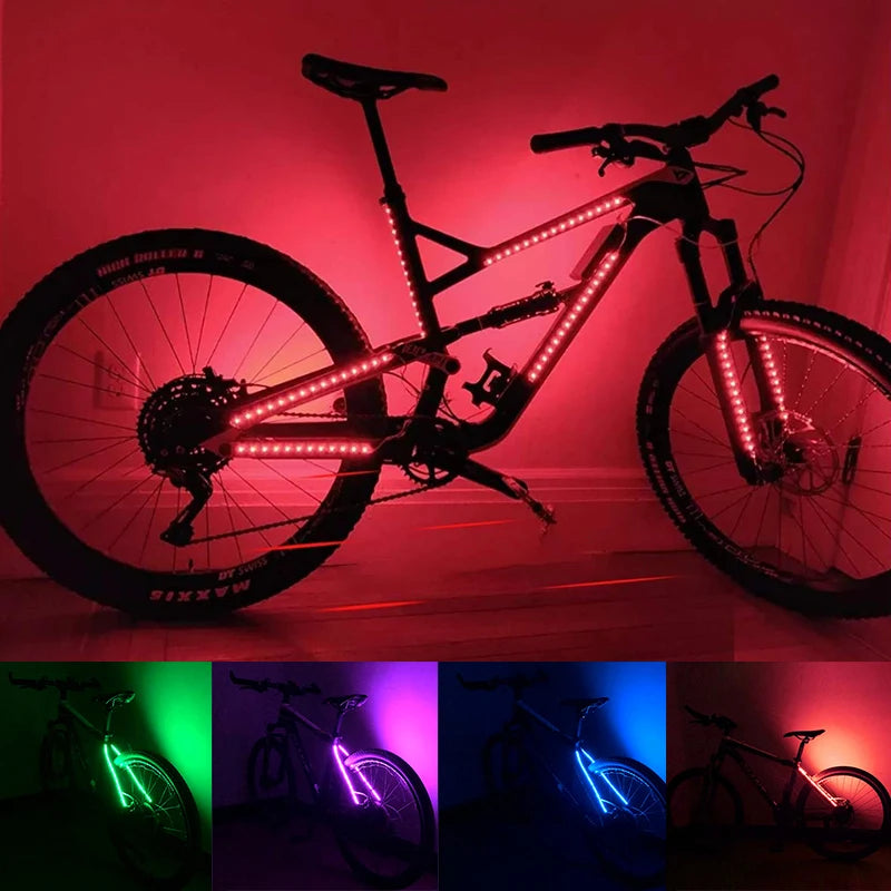 LED Strip Lights Bike Scooter Skateboard Cycling Safety Taillight SIMPLY LED