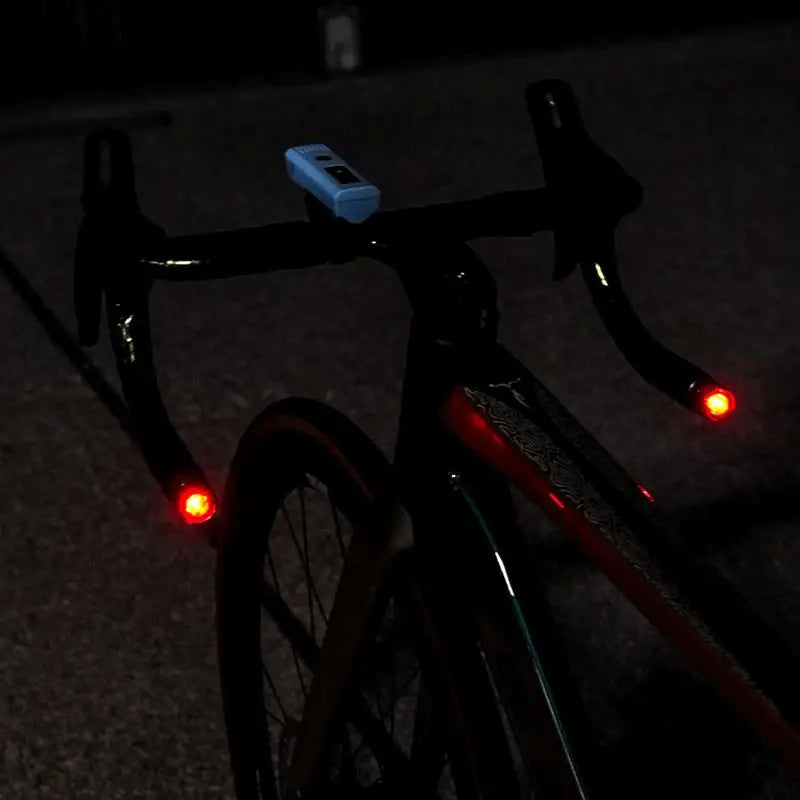 2x Night Riding Cycling LED Handlebar Plug Light For Outdoor Activities SIMPLY LED