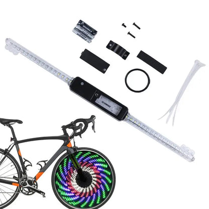 64LED Bike Wheel Lights Bicycle Tire Light With 30pcs Changes Patterns SIMPLY LED