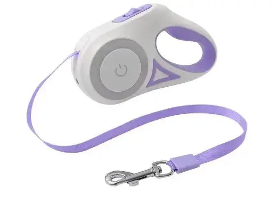 High-Powered and Durable LED Lighted Retractable Pet Leash SIMPLY LED