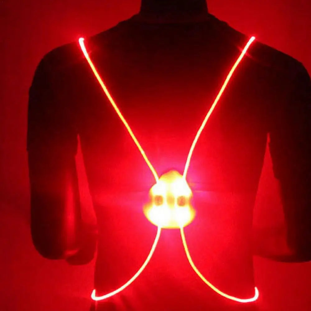 LED Adjustable Safety Gear Cycling Running Vest Washable Cycling Vest For Night SIMPLY LED