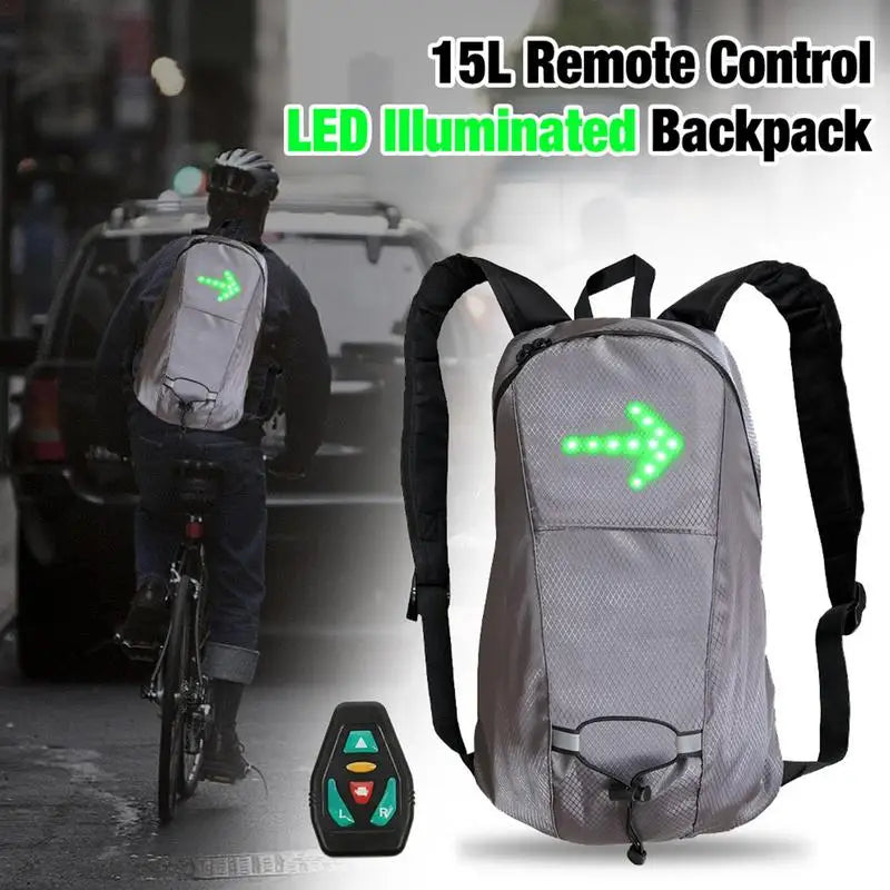 LED Wireless Remote Control Turn Signal Safety Light Backpacks SIMPLY LED