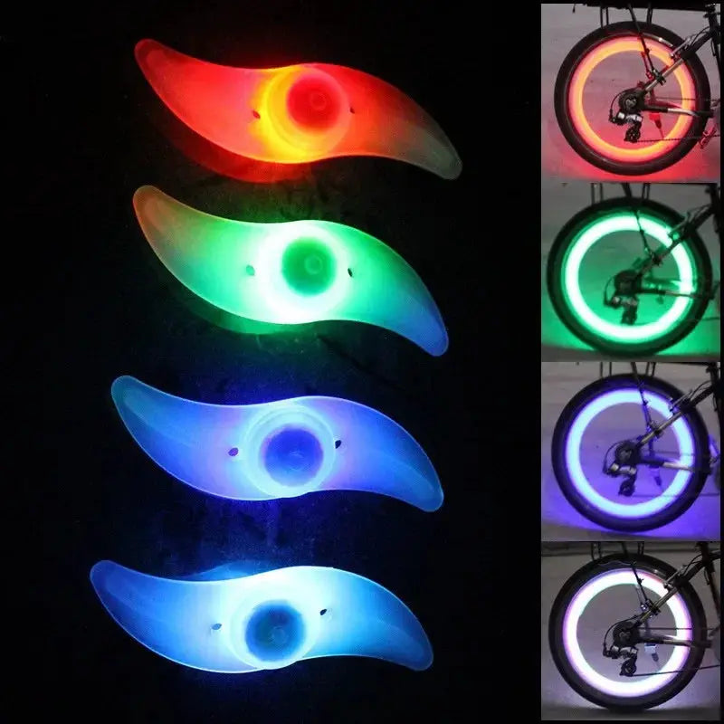 Bike Wheel Spoke Light Tire Lights 3 Mode LED Waterproof Bike Safety Warning Easy To Install Bicycle Accessories with Battery simplyledstore