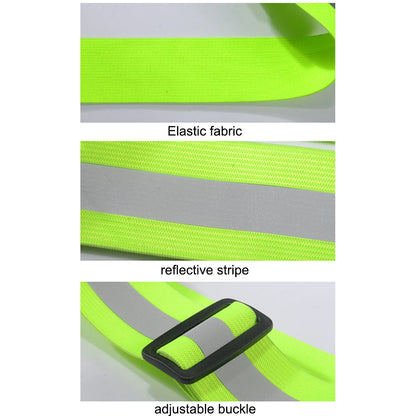 LED Reflective Vest Adjustable Straps Safety 3 Light Modes for Night Running SIMPLY LED