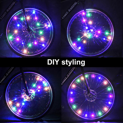 LED Waterproof Bicycle/Bike Safety Wheel Night Lights for Kids Adults SIMPLY LED