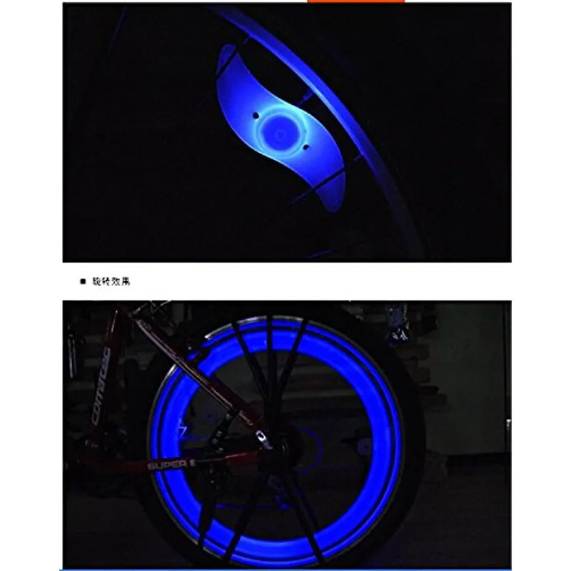 Double Faced Bicycle Wind Fire Wheels Light SIMPLY LED