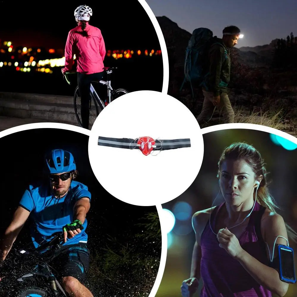 LED Adjustable Safety Gear Cycling Running Vest Washable Cycling Vest For Night SIMPLY LED