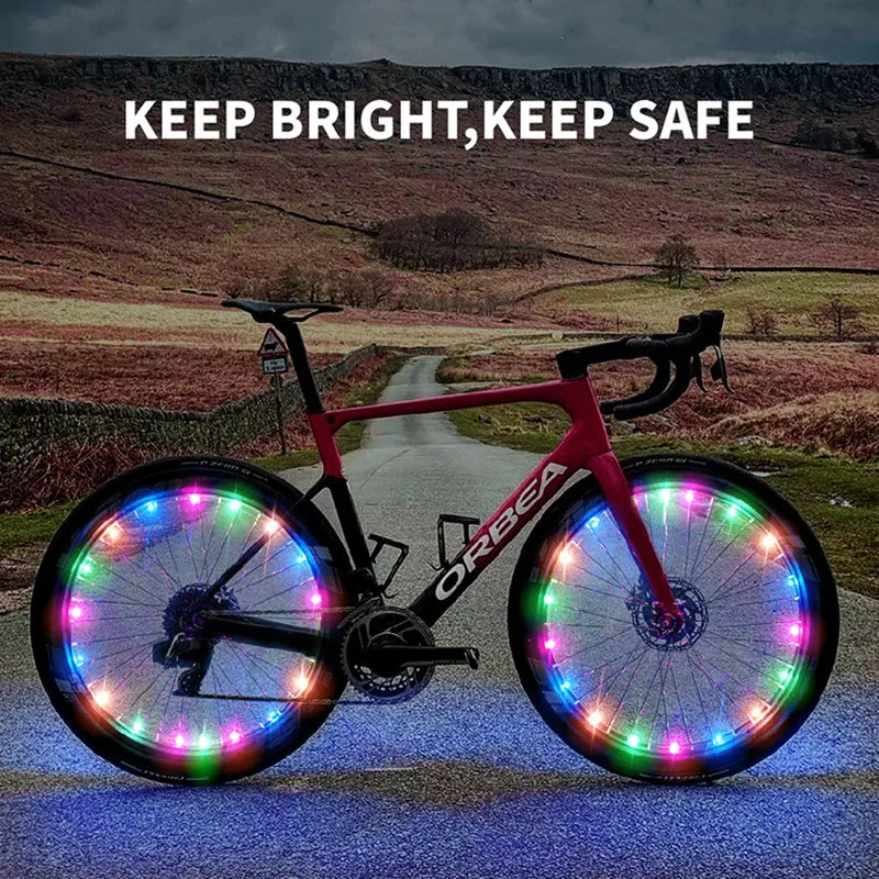 LED Waterproof Bicycle/Bike Safety Wheel Night Lights for Kids Adults SIMPLY LED