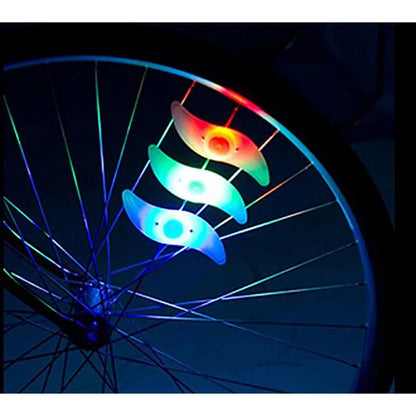 Double Faced Bicycle Wind Fire Wheels Light SIMPLY LED