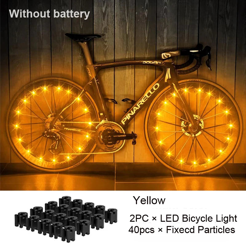 LED Waterproof Bicycle/Bike Safety Wheel Night Lights for Kids Adults SIMPLY LED