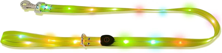 Adjustable, Rechargeable, and Safe LED Light Pet Collar SIMPLY LED