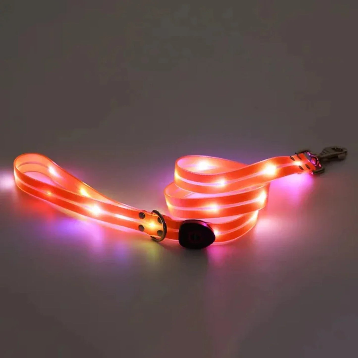 Adjustable, Rechargeable, and Safe LED Light Pet Collar SIMPLY LED