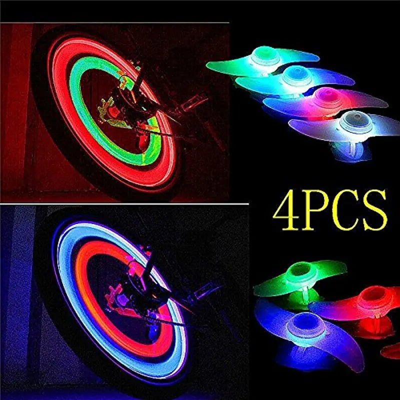 Double Faced Bicycle Wind Fire Wheels Light SIMPLY LED