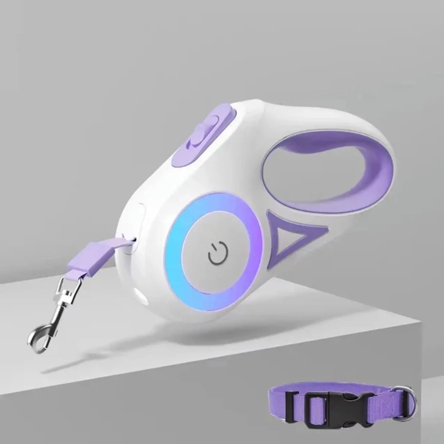 High-Powered and Durable LED Lighted Retractable Pet Leash SIMPLY LED