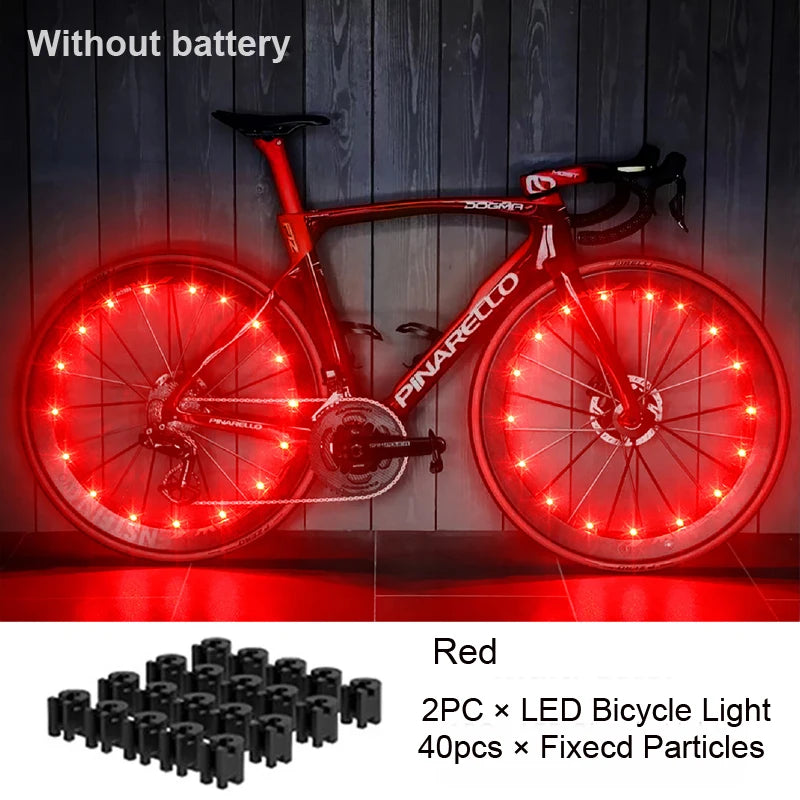 LED Waterproof Bicycle/Bike Safety Wheel Night Lights for Kids Adults SIMPLY LED