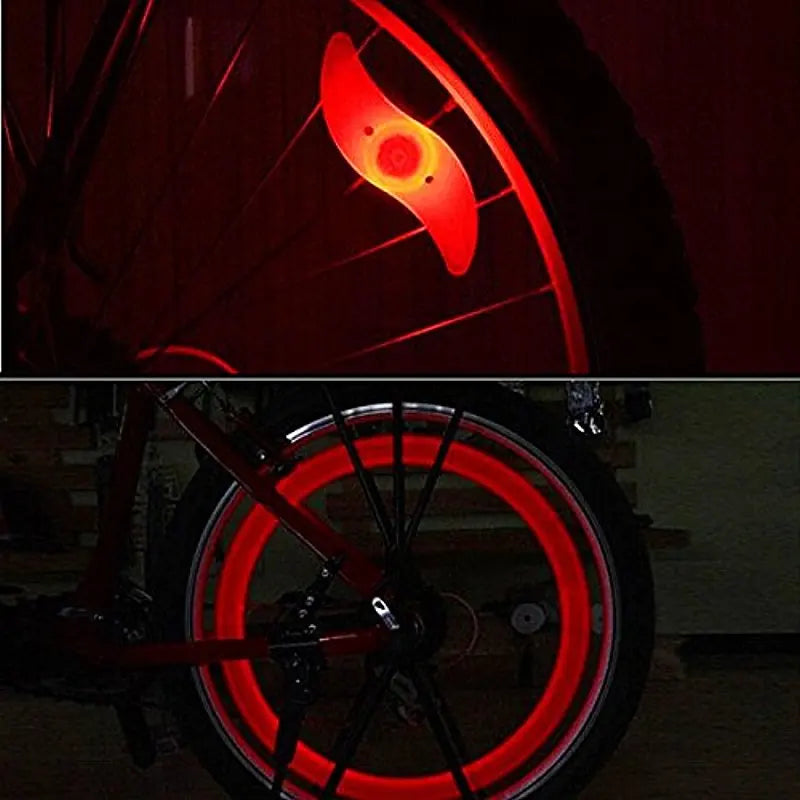 Double Faced Bicycle Wind Fire Wheels Light SIMPLY LED