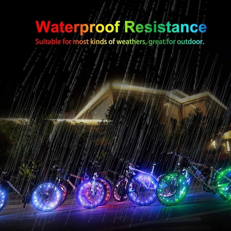 LED Waterproof Bicycle/Bike Safety Wheel Night Lights for Kids Adults SIMPLY LED