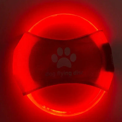 3 Modes Light Glowing LED Dog Flying Discs Toy