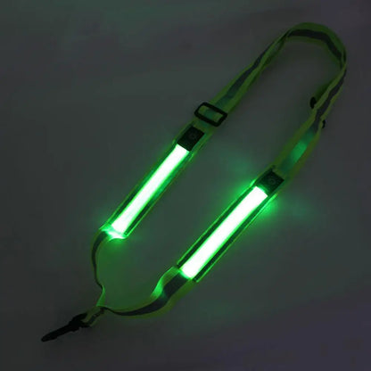 Shoulder Straps Rechargeable LED Reflective Running Night Safety Belt SIMPLY LED