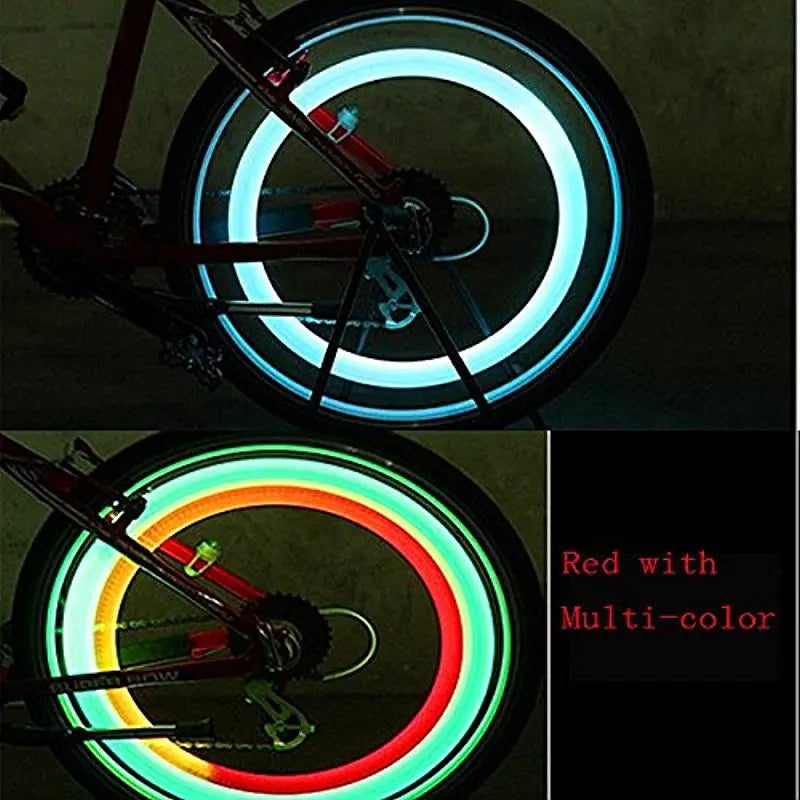 Double Faced Bicycle Wind Fire Wheels Light SIMPLY LED