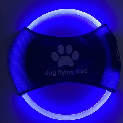 3 Modes Light Glowing LED Dog Flying Discs Toy