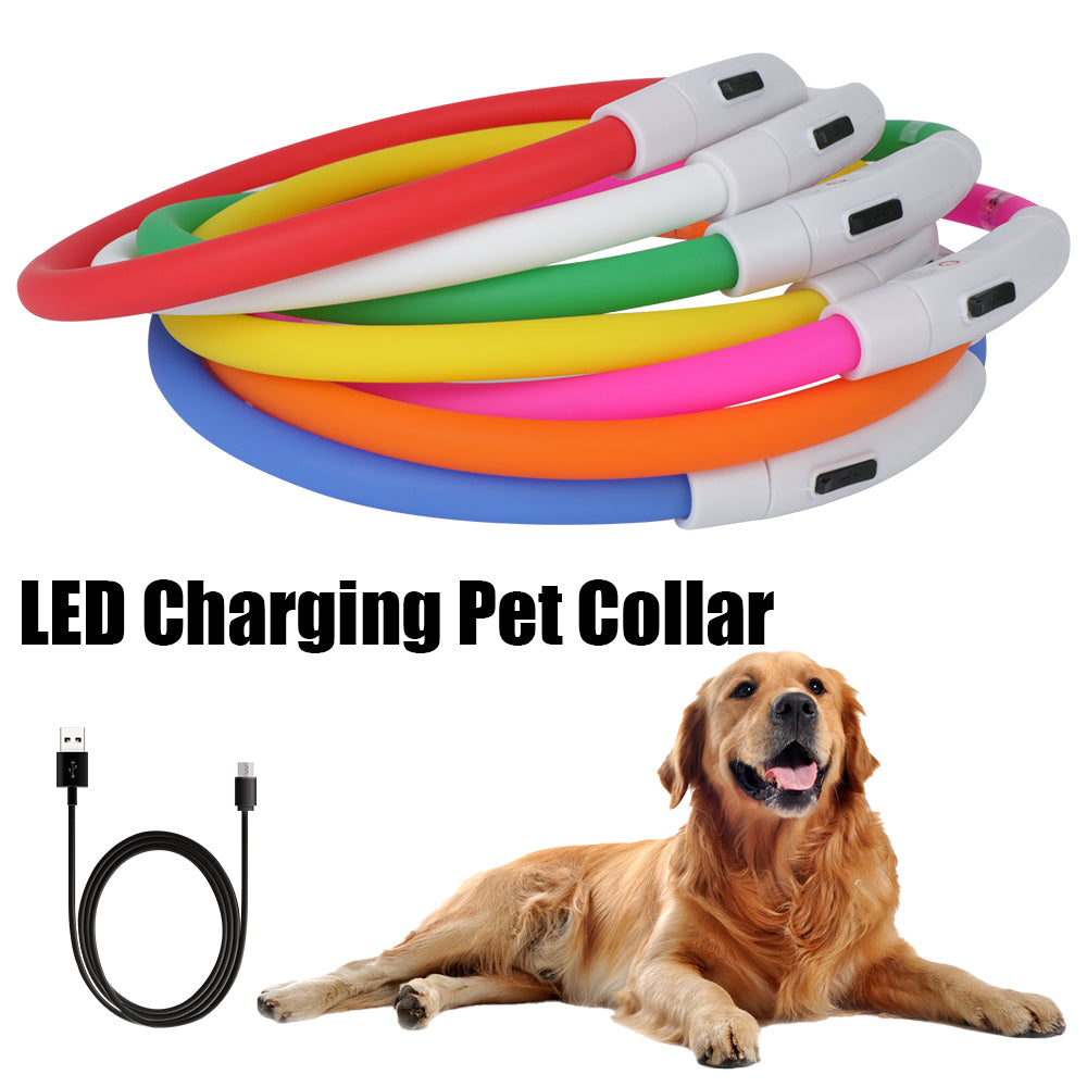 Led USB Night Safety Flashing Glow Pet Collar SIMPLY LED